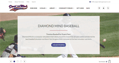 Desktop Screenshot of diamond-mind.com