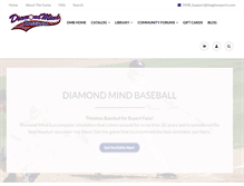 Tablet Screenshot of diamond-mind.com